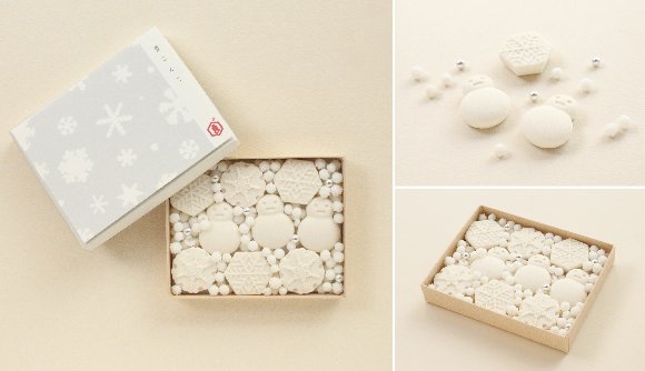 箱を開けると思わずにっこり。暦〈雪こんこ〉