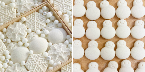 箱を開けると思わずにっこり。暦〈雪こんこ〉